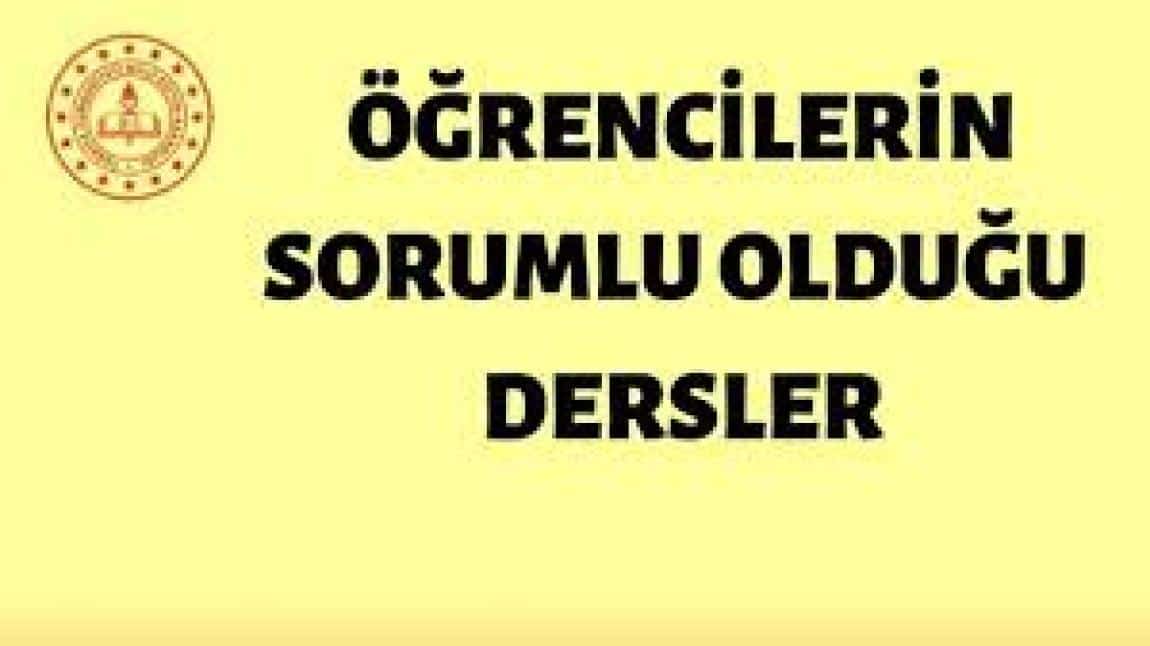 SORUMLULUK BAŞVURUSU YAPACAK ÖĞRENCİLERİN DİKKATİNE!